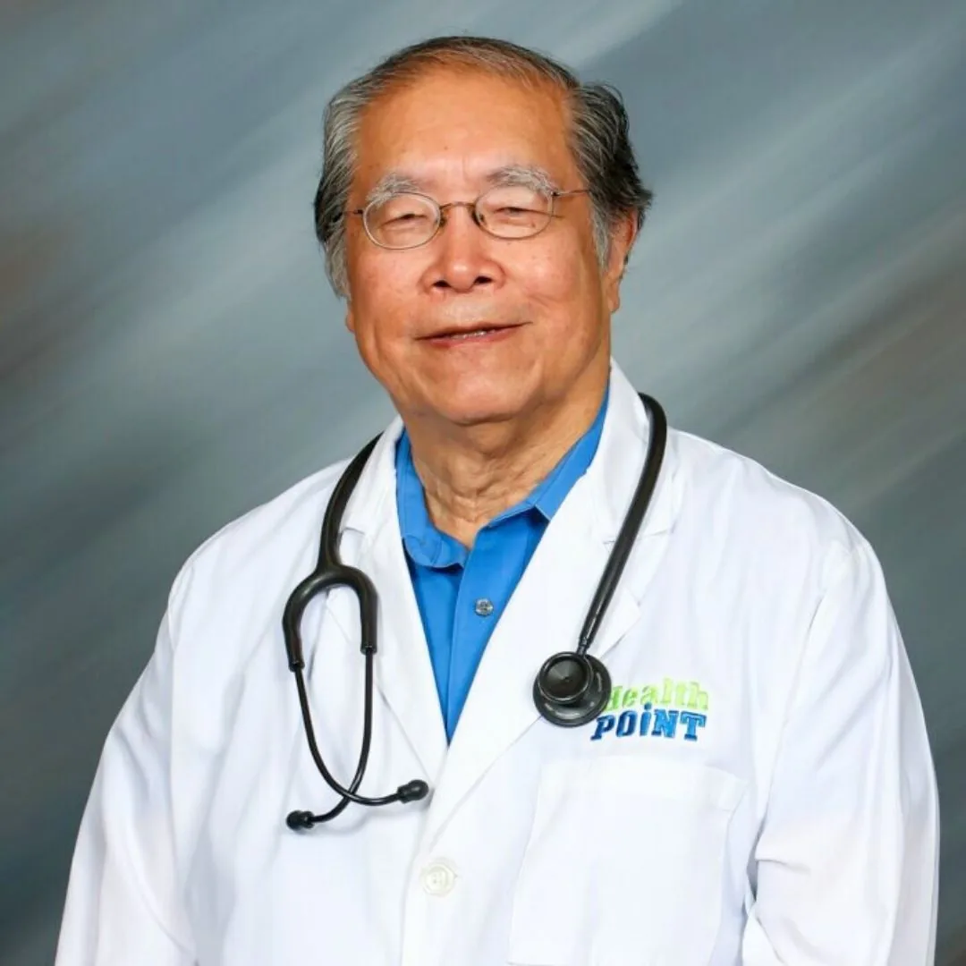 Retrato del Dr. Lawrence Quan, médico