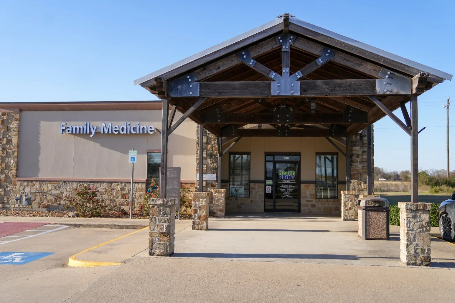 Exterior de la Clínica Franklin de la Asociación de la Ciudad de HealthPoint 