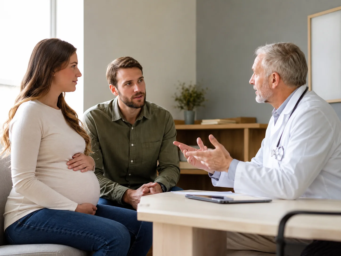 A HealthPoint provider in a women's health follow-up conversation